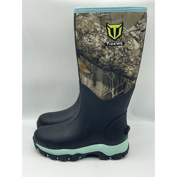 TIDEWE Hunting Boot for Women, Insulated Waterproof Durable 15" Size 6 - Picture 2 of 7